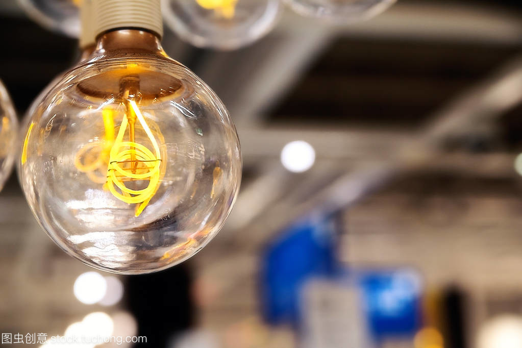 家居装饰的老式豪华室内照明台灯