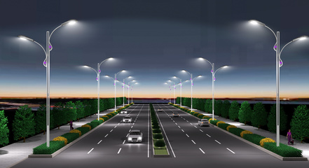 室外照明效果图