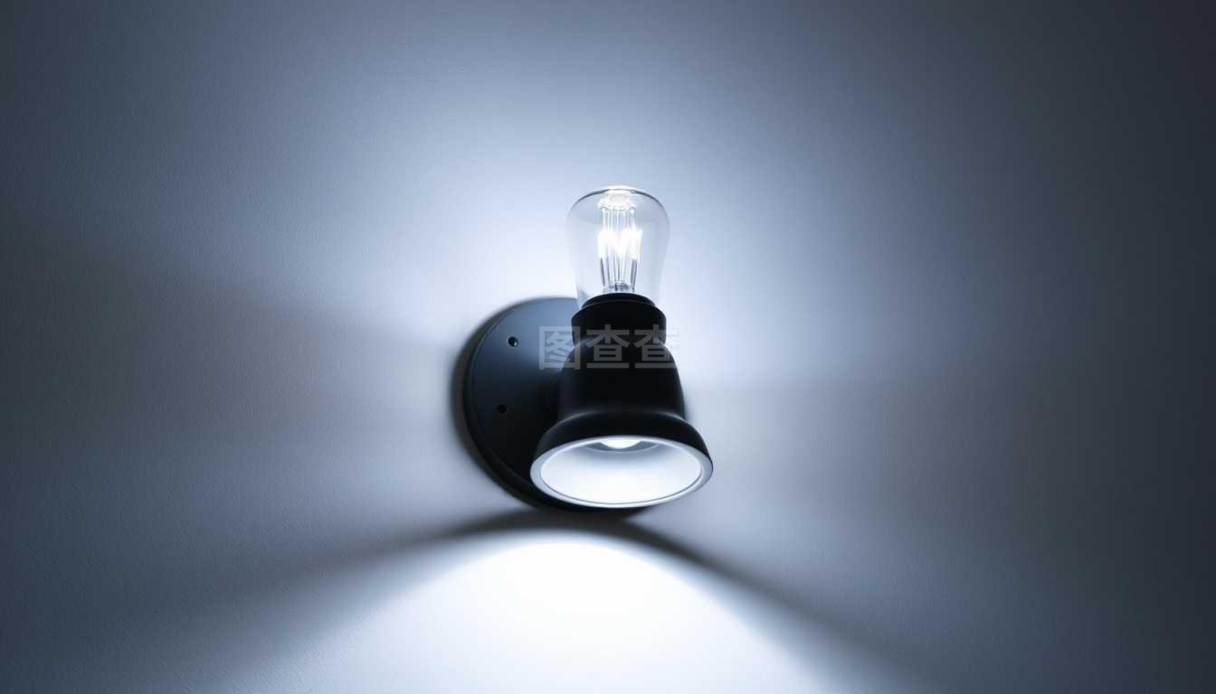 挂在墙上的照明灯
