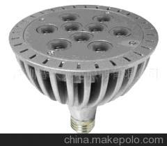 【PAR38 9x1W LED灯(图)】价格,厂家,图片,灯杯,深圳普大光电照明(产品.-